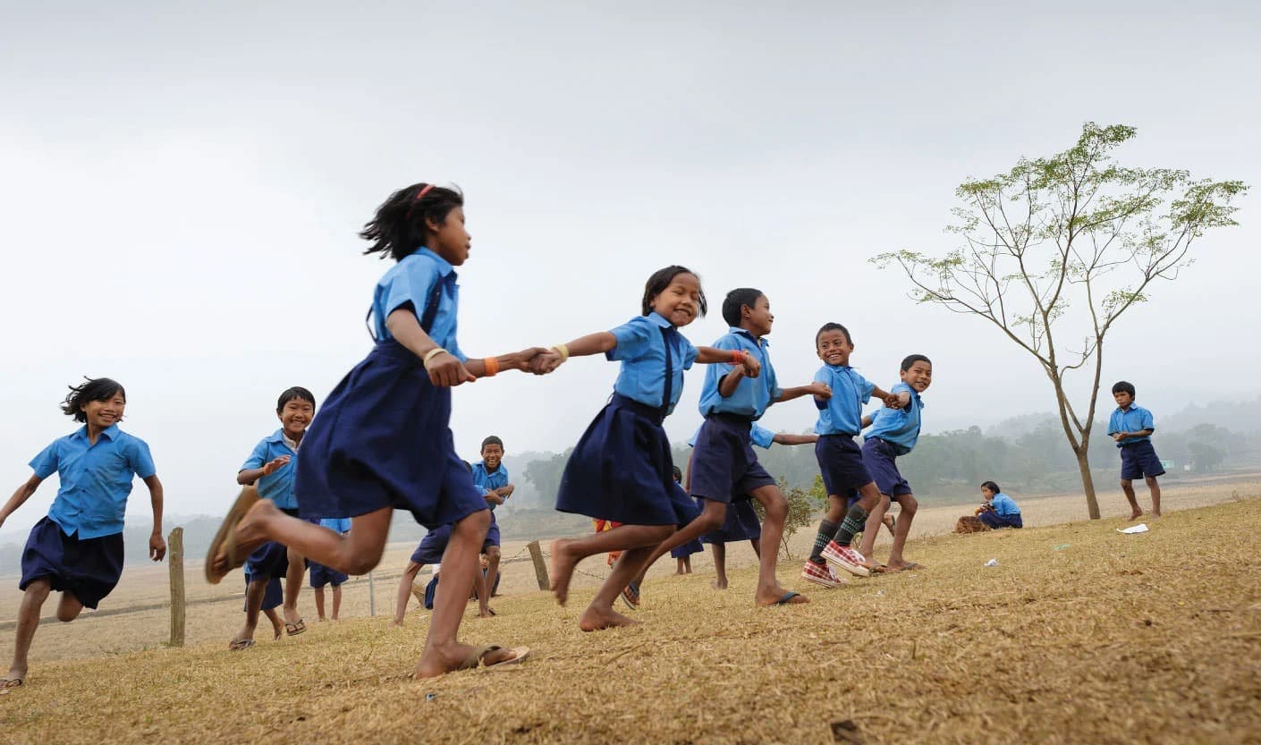 Children playing together